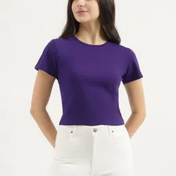 United Colors of Benetton Women Pockets T-shirt-image-33