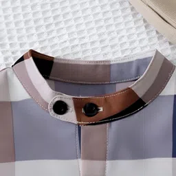 VANI COUTURE Boys Checked Casual Shirt image 2