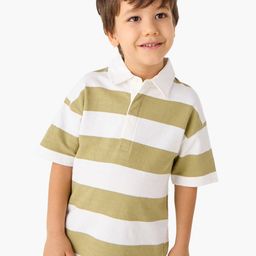 Juniors by Babyshop Boys Striped Polo Collar Cotton T-shirt-picture-16