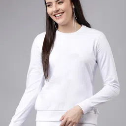 Dogman Women Round Neck Pullover Sweatshirt-image-96