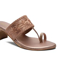 ERIDANI Embellished Party Block Mules image 3
