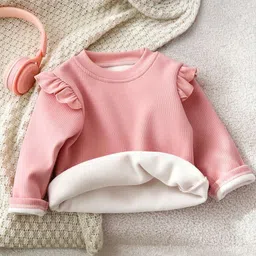 Xsole Girls Round Neck full Sleeves Pullover Sweaters-image-16