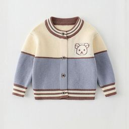 Hopscotch Boys Polyester Colourblocked Sweaters-picture-14