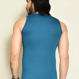 RAPL Pack Of 2 Round Neck Tank Vests M_SDP2_Ylw-Trqs_S image 2