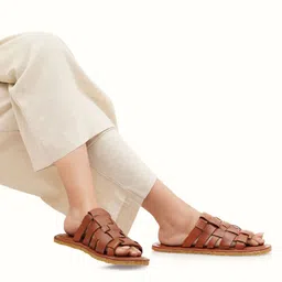 Hidesign Women Open Toe Flats-image-54