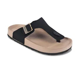 COGS Men Black Synthetic Flip Flops image 5