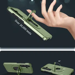 Luxury Kase Solid Samsung Galaxy S24 5G Magsafe Shockproof Rugged Back Case image 5