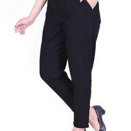 Neelokurti Women Pack of 2 Cotton Cigarette Trousers image 5
