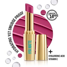 Lakme 9to5 Hya Matte Hydrating Smudge Proof Lipstick - Bold Berry PM3-picture-13