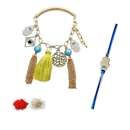 FURE Unisex Blue Rakhi-picture-25