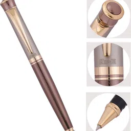 krink PENVY-R1032 Metal pen Brown and golden combination Roller Ball Pen image 2
