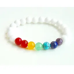 Divine souvenirs Unisex Artificial Beaded Elasticated Bracelet-picture-31