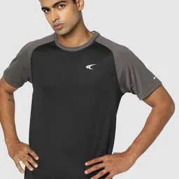 Performax Short Sleeves Brand Logo Printed Round Neck T-shirt-image-5