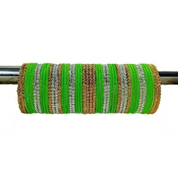 Adiba Fashion Factory Set Of 48 Beads-Studded Bangles image 2