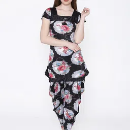 PHALIN Women Satin Night suits image 5