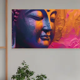 nestroots Blue & Pink 1 Piece Canvas Other Wall Paintings-picture-18