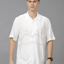 Voi Jeans Men Boxy Opaque Printed Casual Shirt-image-46