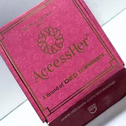 AccessHer Gold-Plated Artificial Stones Studded And Beaded Stud Nosepin image 2