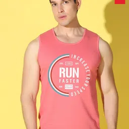 WOOSTRO Pack Of 2 Printed Combed Cotton Gym Vests -VWS26(RUN PEACH)(ALONE RED)-picture-37