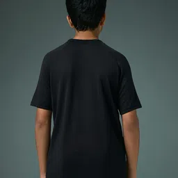 Technosport Boys Antimicrobial Typography Printed Round Neck Slim Fit T-shirt image 3