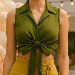 don't be basic Crop Top image 2