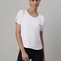 MKH Women Typography Printed Dri-FIT T-shirt image 4