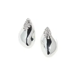 H&M Rhinestone-Embellished Dome Earrings-picture-24