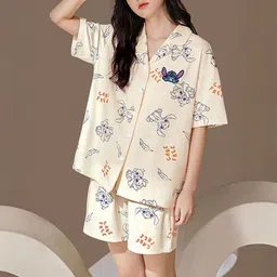 LULU & SKY Women Printed Night suit-picture-40