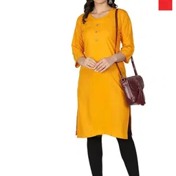 Coft Pack Of 2 Round Neck Regular Sleeves Straight Kurtas-picture-11