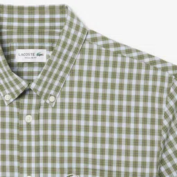 Lacoste Men Gingham Checks Opaque Checked Casual Shirt image 5