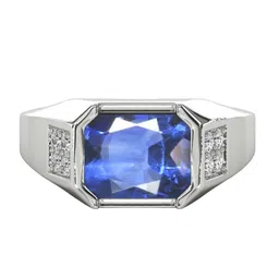 RRVGEM Unisex Blue Brass Finger Ring-picture-36