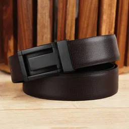 WINSOME DEAL Men Push Pin Textured Formal Belt image 5