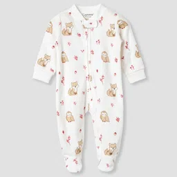 Juniors by Babyshop Kids Printed Sleepsuit with Long Sleeves-picture-15