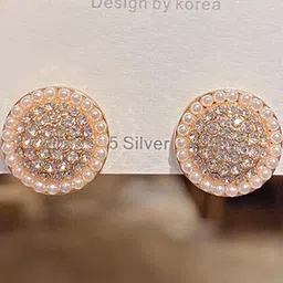 AKISON JEWELS Circular Studs Earrings-picture-27