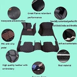 insure automotive Leatherite 7D Mat For Maruti Suzuki Swift image 3