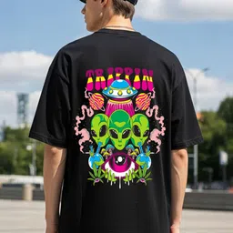 MaverIQ Men Graphic Printed Oversized Drop-Shoulder Sleeves T-shirt-picture-10