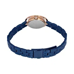 Timex Women Brass Dial & Stainless Steel Straps Analogue Watch TWEL24302 image 4