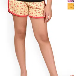 BAESD Girl Pack Of 3 Floral Printed High-Rise Hot Pants Shorts-picture-27