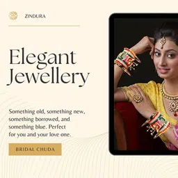 Zindura Pack Of 2 Gold Plated Pearls Studded & Beaded Bangles image 2