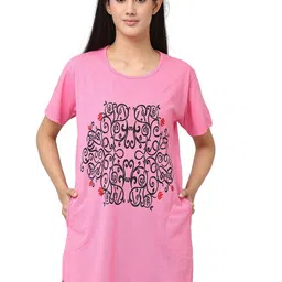 DDASPRATION Women Abstract Print Regular T-shirt-image-72