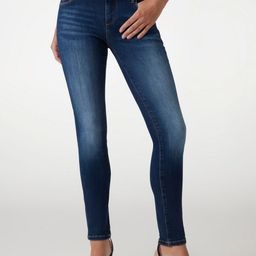 GUESS Women Skinny Fit Mid-Rise Light Fade Jeans-picture-18