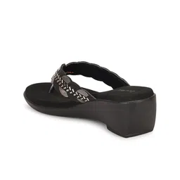 Luvfeet Embellished Open Toe Wedge Sandals image 4