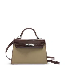 CORSICA Women Colourblocked Structured Satchel Bag-picture-34