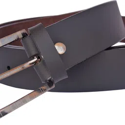 metronaut Men Casual Black Texas Leatherite Belt image 3