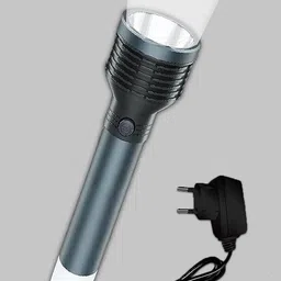 2 in 1 Lithium Battery Long Range Led torch Light Rechargeable (2400mAh) Torch Torch-image-27