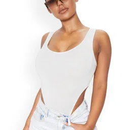 ZEROZABAR Ribbed Round Neck Bodysuit-picture-47