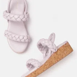 Van Heusen Woman Braided Wedge Heels-picture-34