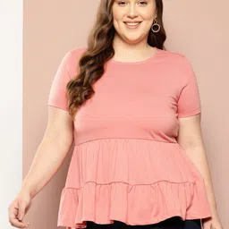 Sztori Plus Size Tiered Top image 3