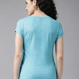 Cayman Typography Printed Slim Fit Cotton T-shirt image 3