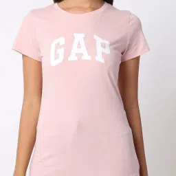 GAP Pink Cotton Printed T-Shirt (Pack Of 2) image 5